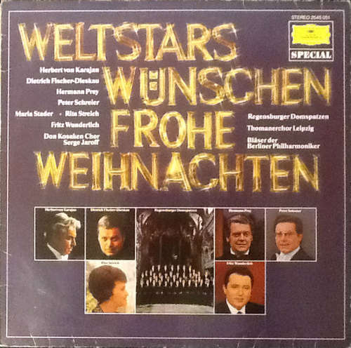 Cover Various - Weltstars Wünschen Frohe Weihnachten (LP, Comp) Schallplatten Ankauf