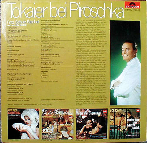 Cover Fritz Schulz-Reichel - Tokaier Bei Piroschka (LP, Album) Schallplatten Ankauf