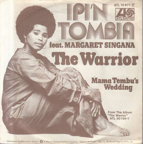 Cover Ipi'n Tombia Featuring Margaret Singana - The Warrior (7, Single) Schallplatten Ankauf