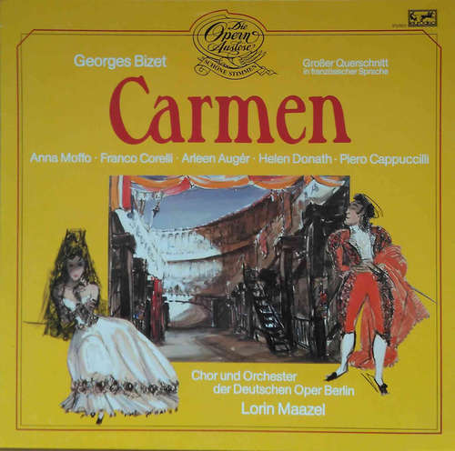 Cover Georges Bizet - Chor* Und Orchester Der Deutschen Oper Berlin, Lorin Maazel - Carmen - Großer Querschnitt in französischer Sprache (LP, Album) Schallplatten Ankauf
