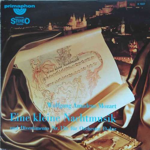 Cover Wolfgang Amadeus Mozart - Eine Kleine Nachtmusik /Divertimento Nr. 136 (LP) Schallplatten Ankauf
