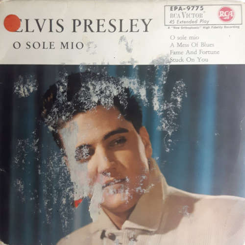 Cover Elvis Presley With The Jordanaires - O Sole Mio (7, EP) Schallplatten Ankauf