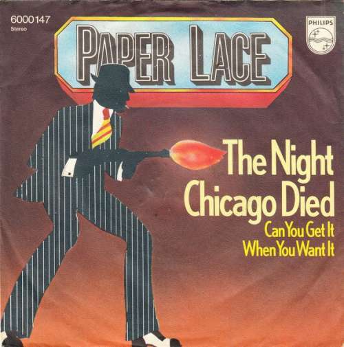 Cover Paper Lace - The Night Chicago Died (7, Single) Schallplatten Ankauf