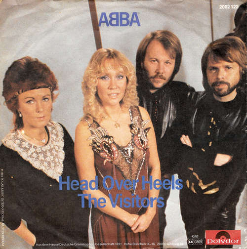 Cover ABBA - Head Over Heels / The Visitors (7, Single) Schallplatten Ankauf
