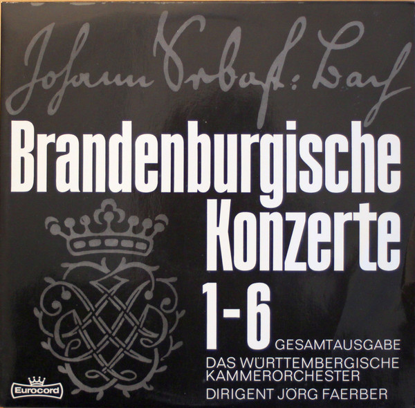 Bild Johann Sebastian Bach - Das Württembergische Kammerorchester*, Jörg Faerber - Die Brandenburgischen Konzerte 1-6 (2xLP, Gat) Schallplatten Ankauf