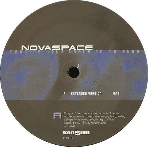 Cover Novaspace - Dancing With Tears In My Eyes (12) Schallplatten Ankauf