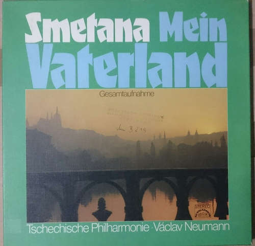 Cover Smetana*, Václav Neumann, Tschechische Philharmonie* - Mein Vaterland - Gesamtaufnahme (2xLP, Quad + Box) Schallplatten Ankauf