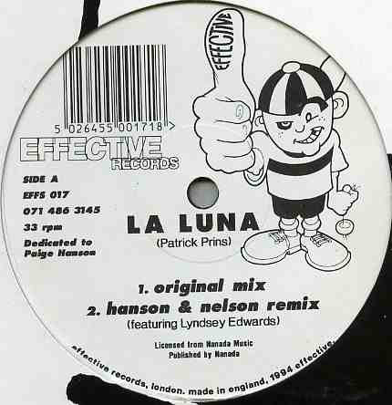 Cover Patrick Prins / Da' Silo* - La Luna / Bass Funk (12) Schallplatten Ankauf