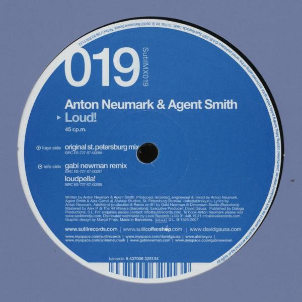 Bild Anton Neumark & Agent Smith - Loud! (12) Schallplatten Ankauf