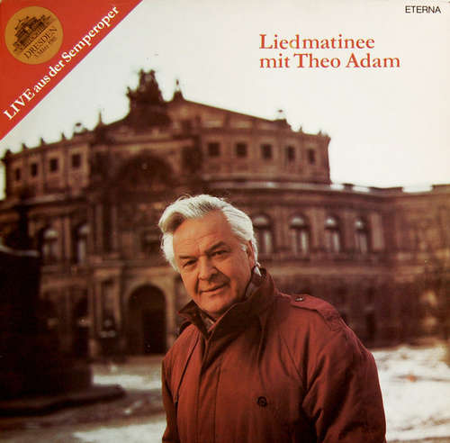Cover Theo Adam, Rudolf Dunckel - Liedmatinee Mit Theo Adam (LP) Schallplatten Ankauf