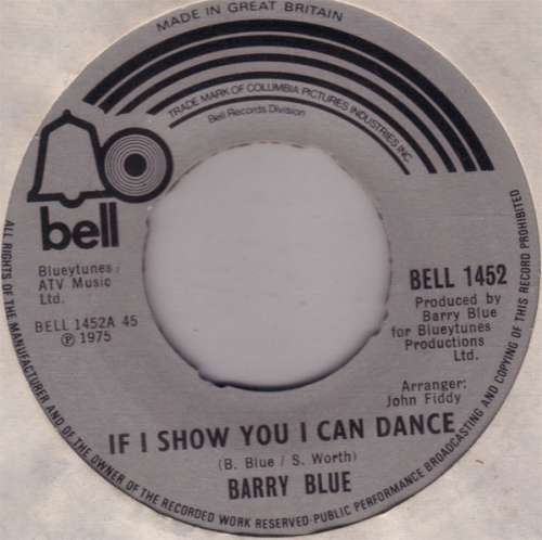 Cover Barry Blue - If I Show You I Can Dance (7) Schallplatten Ankauf