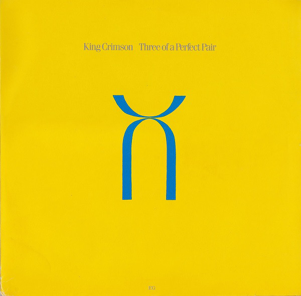 Cover King Crimson - Three Of A Perfect Pair (LP, Album) Schallplatten Ankauf