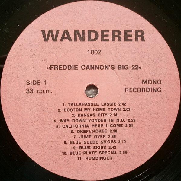 Cover Freddy Cannon - Freddy Cannon's Big 22 (LP, Comp) Schallplatten Ankauf