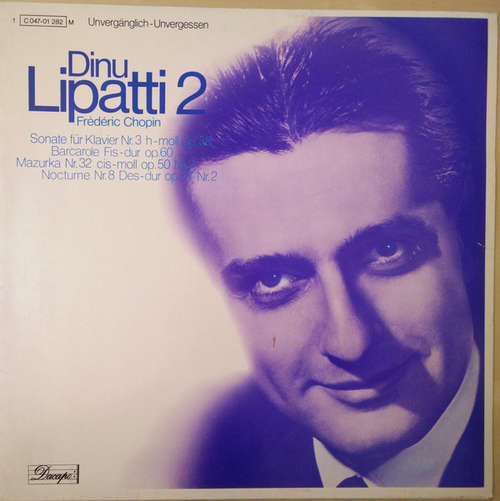 Cover Chopin*, Dinu Lipatti - Dinu Lipatti 2 -  Frédéric Chopin (LP) Schallplatten Ankauf