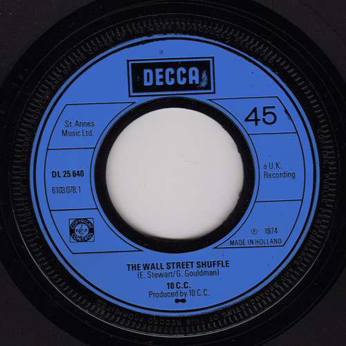 Cover 10 C.C.* - The Wall Street Shuffle (7, Single) Schallplatten Ankauf