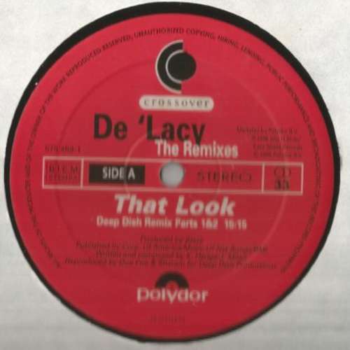 Cover De'Lacy - That Look (12) Schallplatten Ankauf