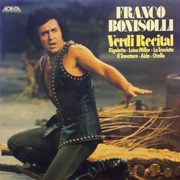 Cover Franco Bonisolli - Franco Bonisolli - Verdi Recital (LP, Album) Schallplatten Ankauf