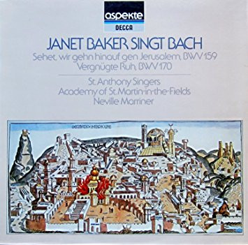 Cover Janet Baker, Bach*, St. Anthony Singers, Academy Of St. Martin-in-the-Fields*, Neville Marriner* - Janet Baker Singt Bach (LP, Album, RE) Schallplatten Ankauf
