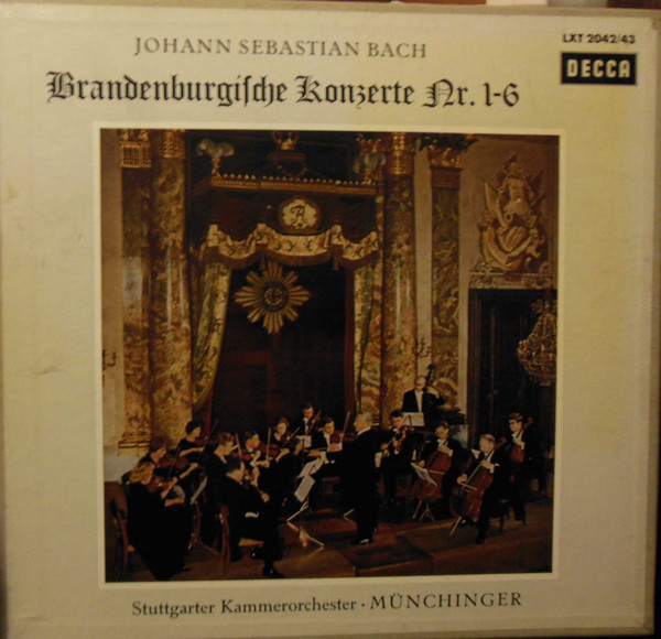 Cover Johann Sebastian Bach - concertos brandebourgeois 1,2,3,4,5,6 (LP) Schallplatten Ankauf