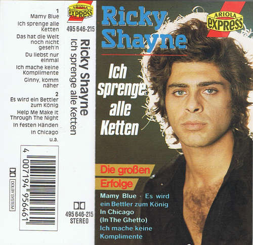 Cover Ricky Shayne - Ich Sprenge Alle Ketten  (Cass, Comp) Schallplatten Ankauf