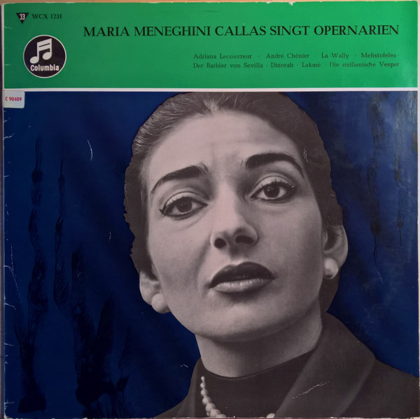 Cover Maria Meneghini Callas* - Maria Meneghini Callas Singt Opernarien (LP) Schallplatten Ankauf