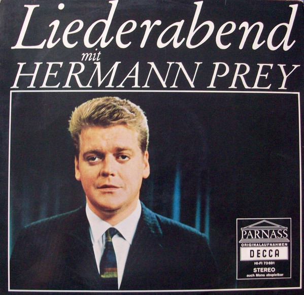 Cover Hermann Prey - Ein Liederabend Mit Hermann Prey (LP, Comp) Schallplatten Ankauf
