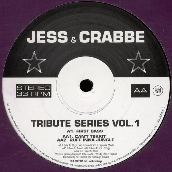 Cover Jess & Crabbe - Tribute Series Vol.1 (12) Schallplatten Ankauf