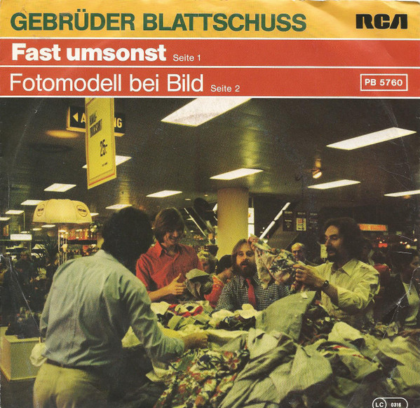 Bild Gebrüder Blattschuss - Fast Umsonst (7, Single) Schallplatten Ankauf